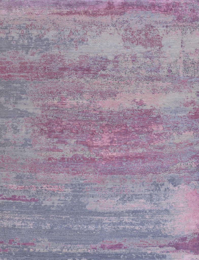 Modern pink rug
